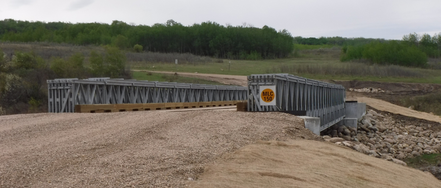 Bridge in Wainright area, Alberta, Canada