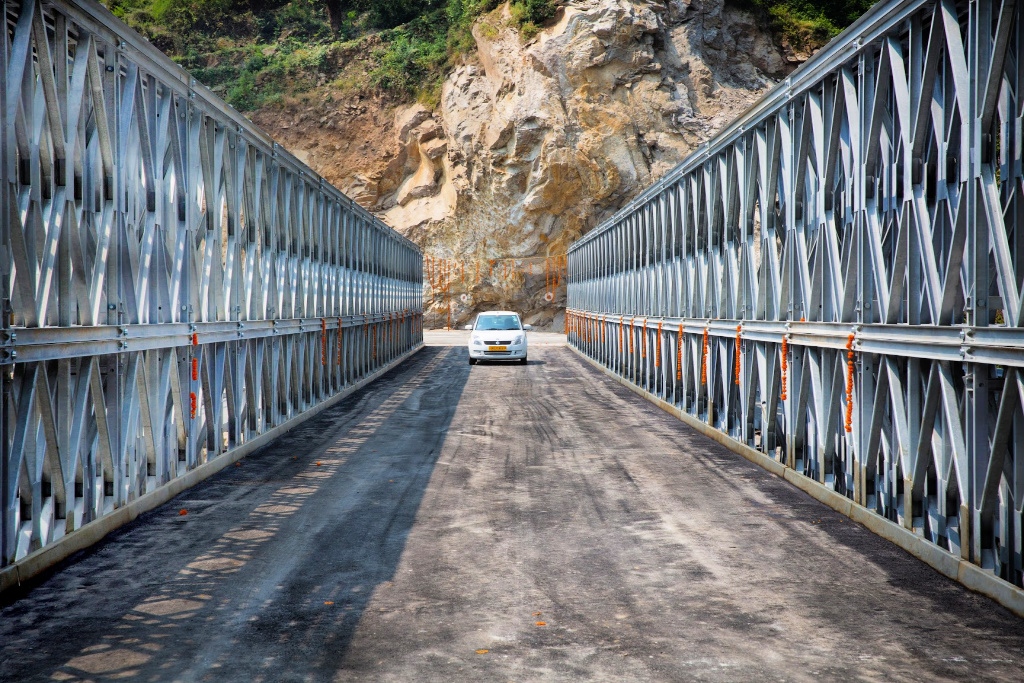 Acrow Vehicular Bridge - India