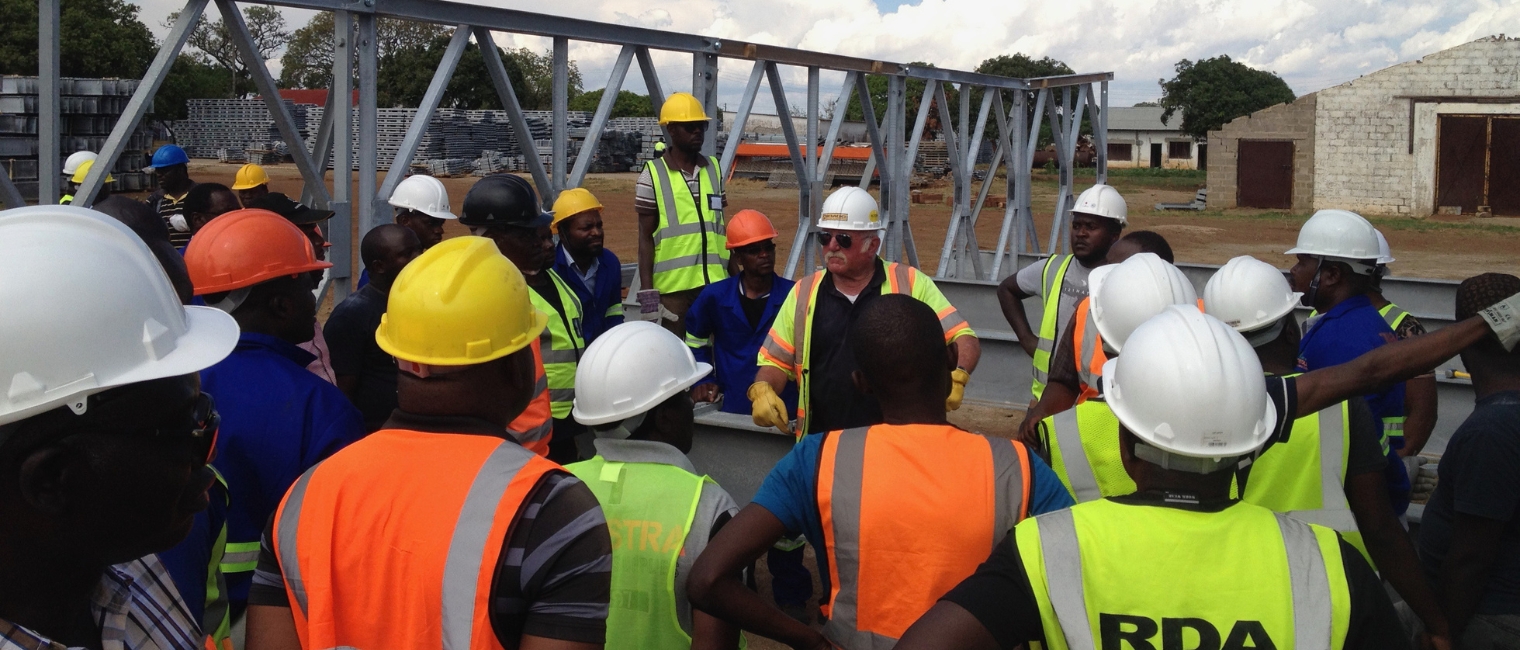 One of 131 bridges supplied in Zambia