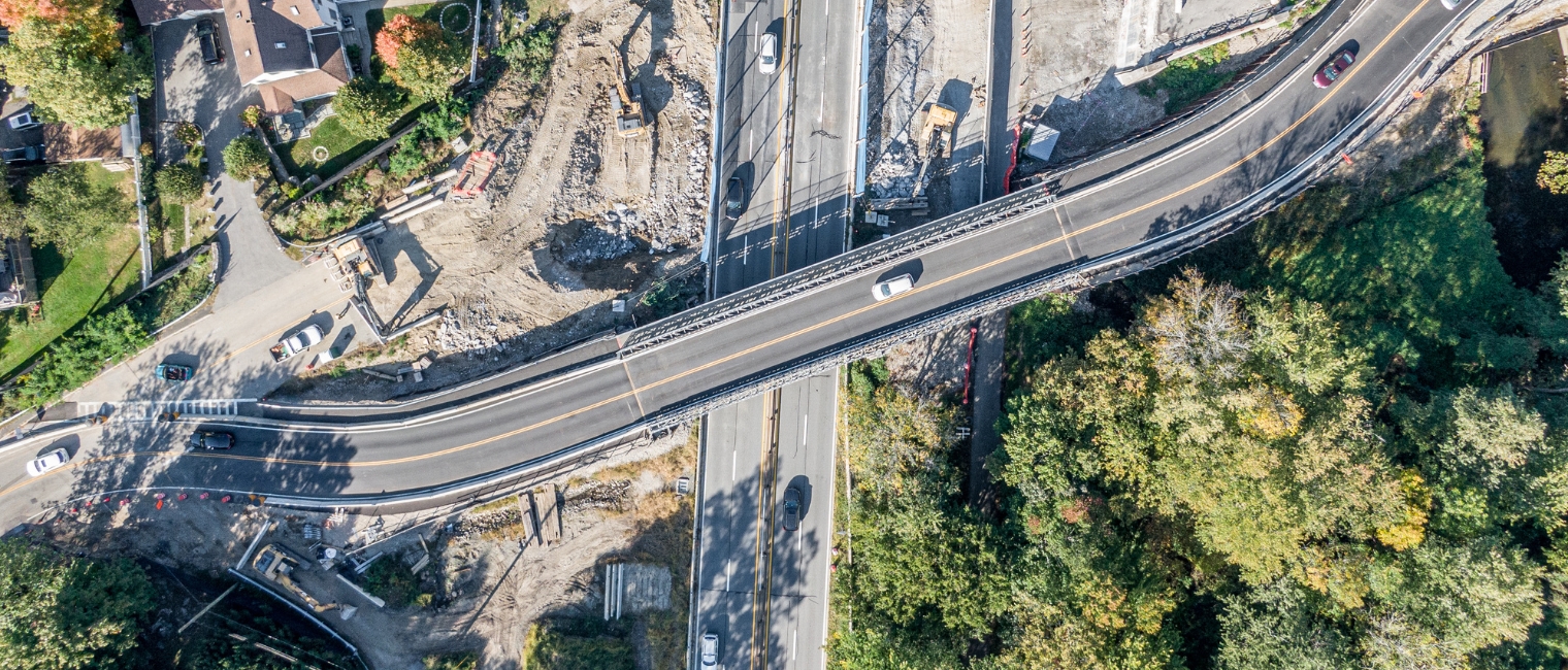 Cost-effective, temporary Acrow bridge solution eases construction inconvenience in congested suburban location