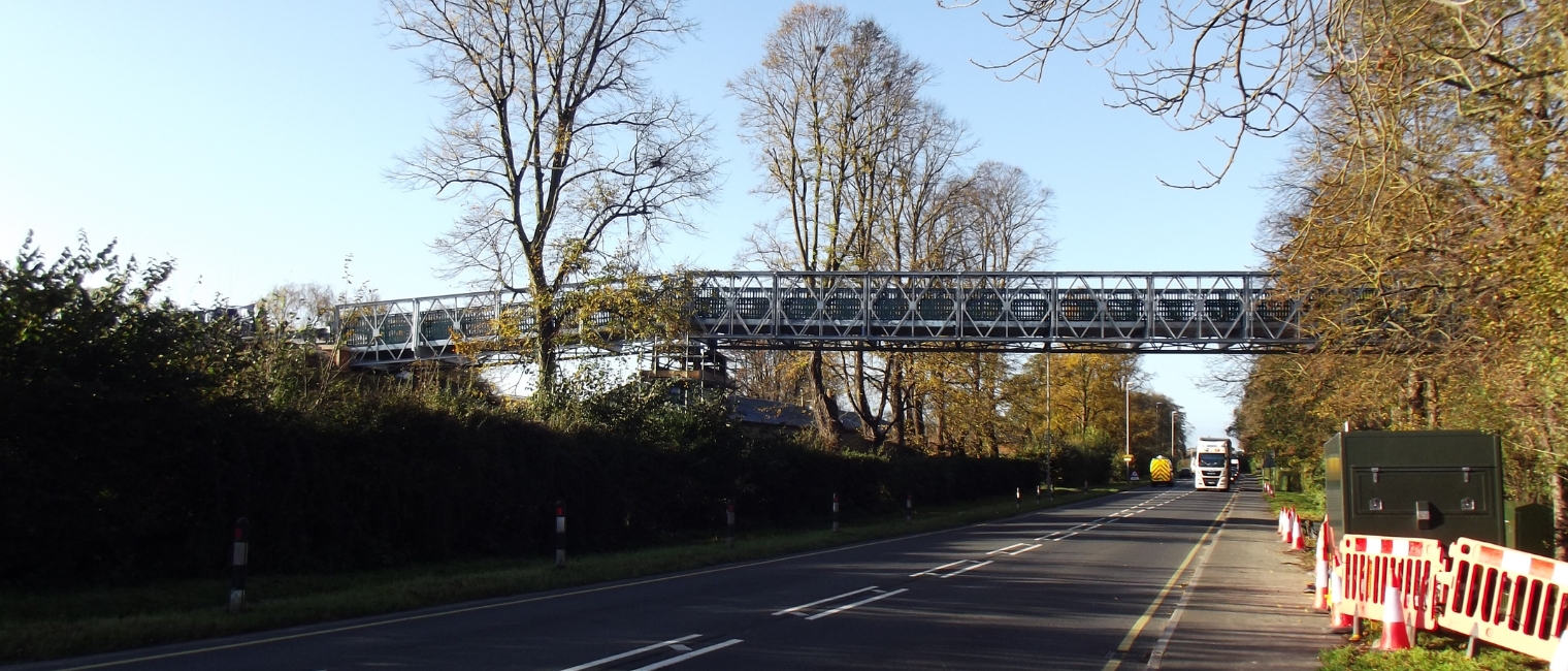 C200 Bridge at IWM Duxford, a popular aviation museum, UK.