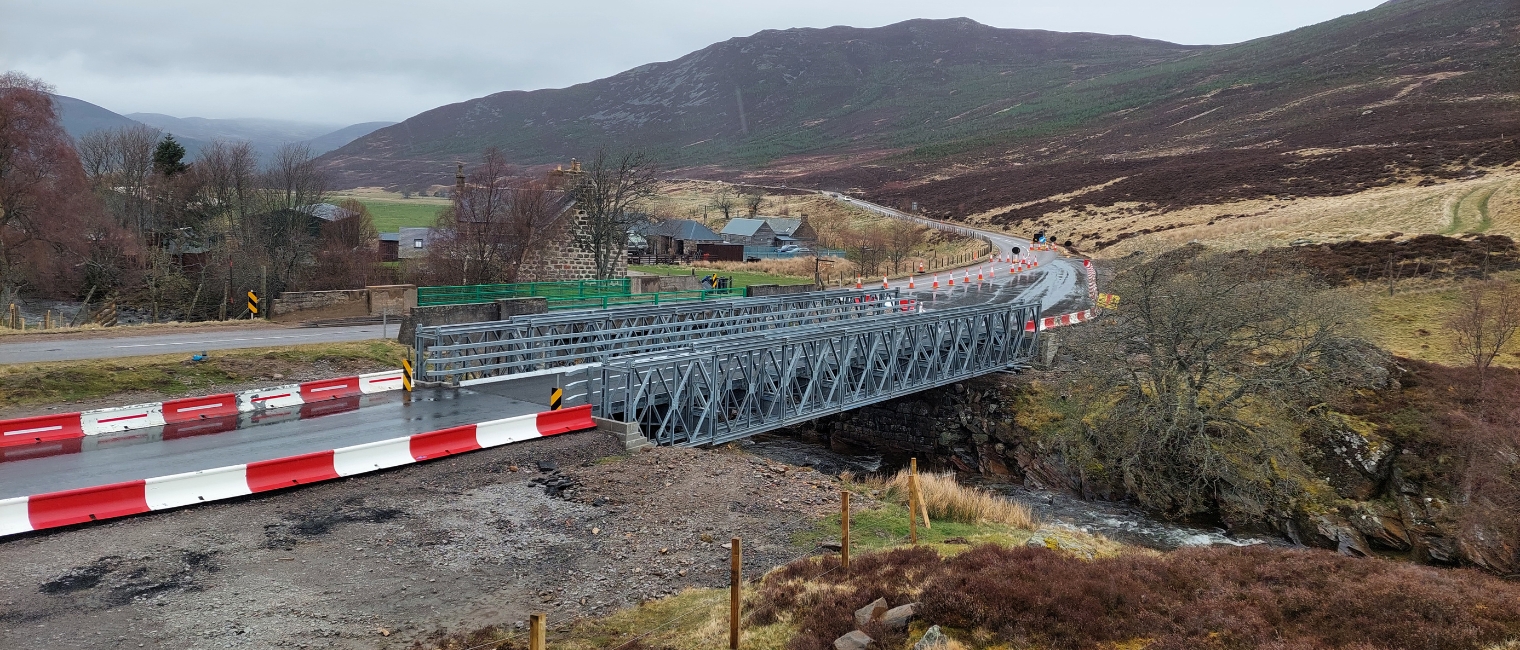 Acrow Temporary Bridge Replacement in Cairngorms National Park